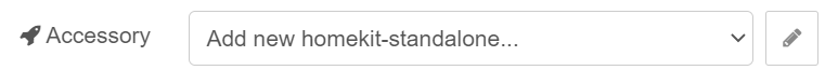 Adding new HomeKit Standalone Accessory